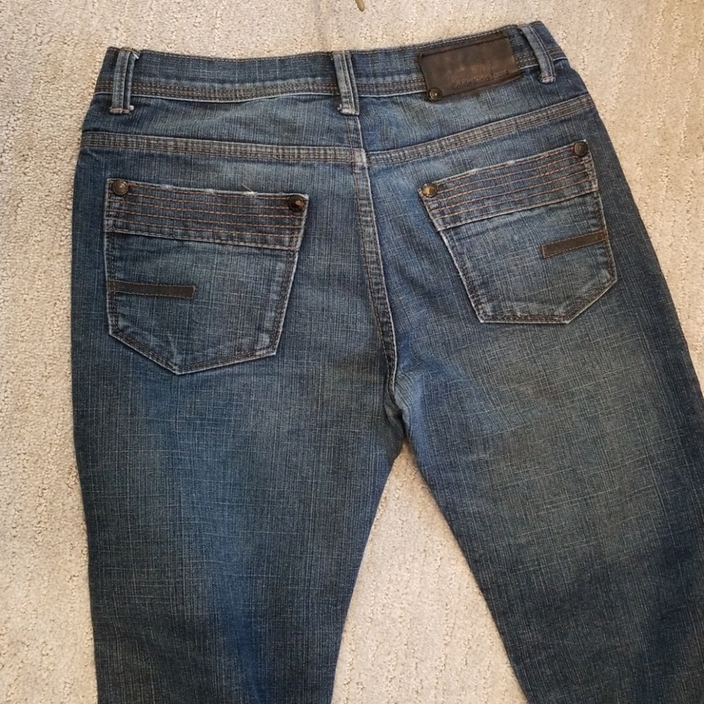 Calvin Klein distressed Rocker Skinnys - Picture 7 of 9